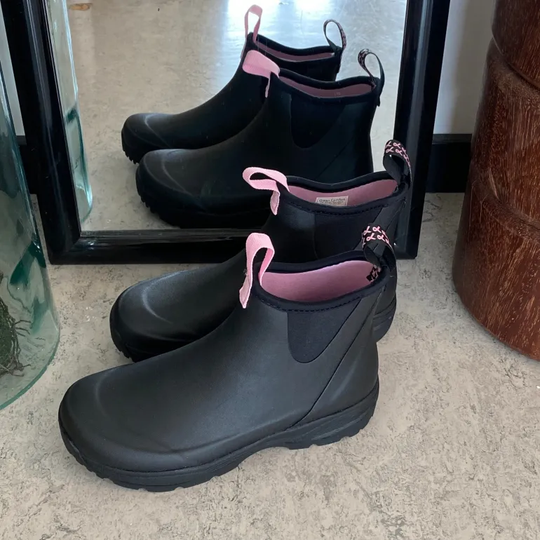 Green Comfort gummistøvle med Støt Brysterne detaljer