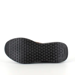 Green Comfort sko med leopardprint og dobbelt lukning