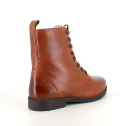 Green Comfort vinterstøvle med uldfor i congnac