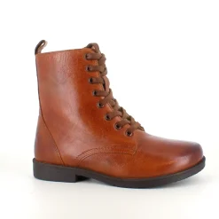 Green Comfort vinterstøvle med uldfor i congnac