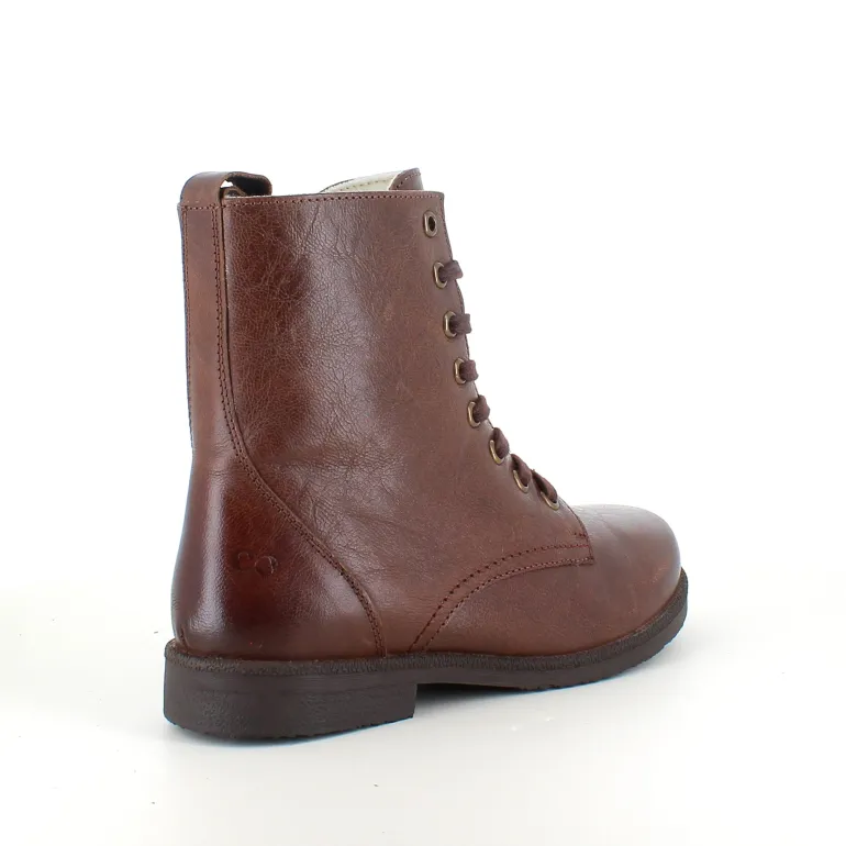 Green Comfort vinterstøvle med uldfor i brun