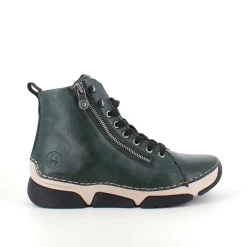 Grøn Rieker støvle med god stødabsorbering