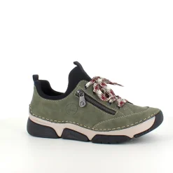 Grøn sneakers fra Rieker med god stødabsorbering