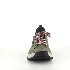 Grøn sneakers fra Rieker med god stødabsorbering