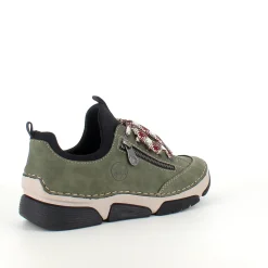 Grøn sneakers fra Rieker med god stødabsorbering