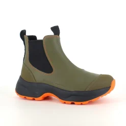 Grøn Woden gummistøvle med svangstøtte