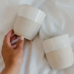 Han's krus- Håndlavet keramik krus uden hank