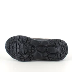 Herre ankelstøvle i lysebrun PU med snørebånd, let for og stødabsorberende EVA-sål