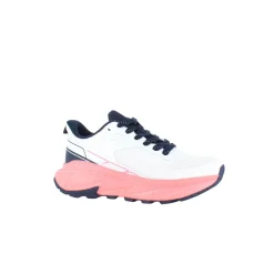 Hvid komfortsko med stødabsorberende sål