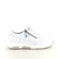 Hvid Remonte sko i skind med fremragende svangstøtte.