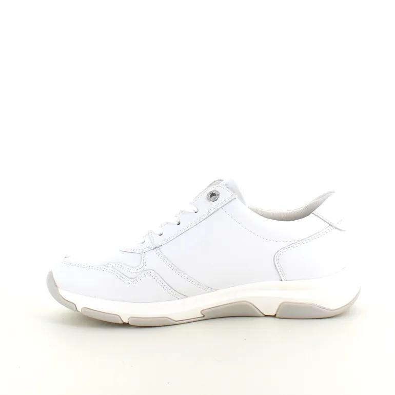 Hvid Remonte sko i skind med fremragende svangstøtte.