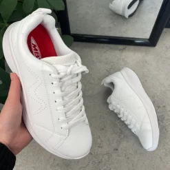 Hvid Ren Lace up sko fra MBT