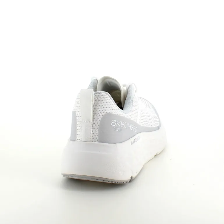 Hvid Skechers herre sko med Max Cushioning