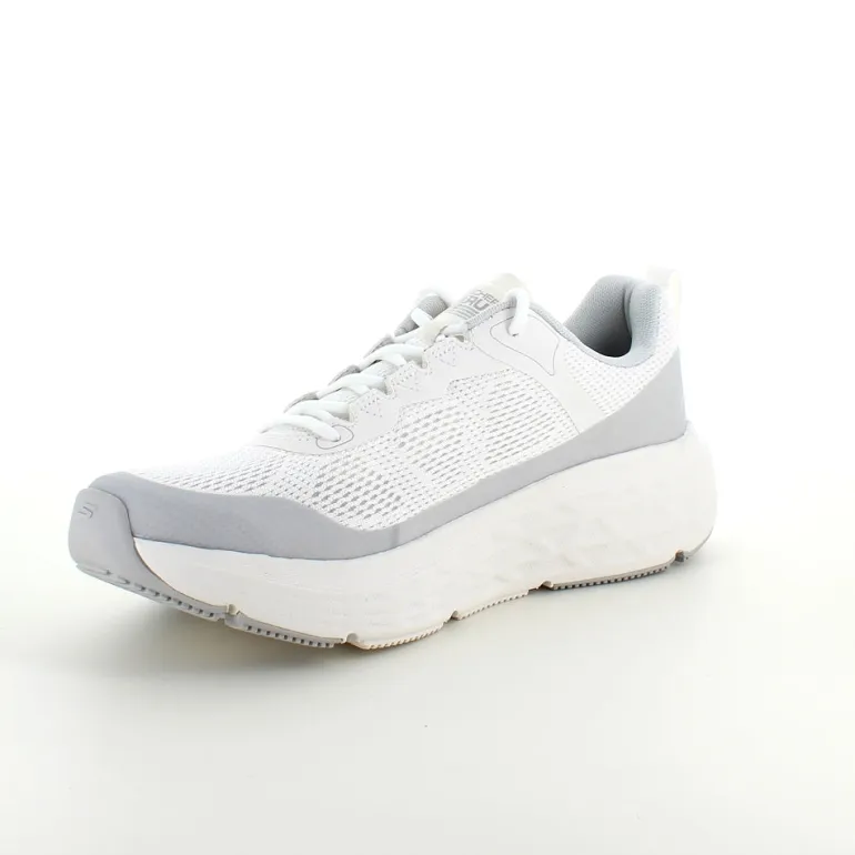 Hvid Skechers herre sko med Max Cushioning