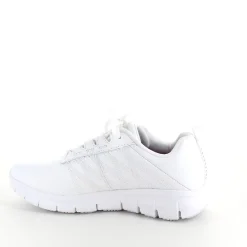 Hvid Skechers work med memory foam