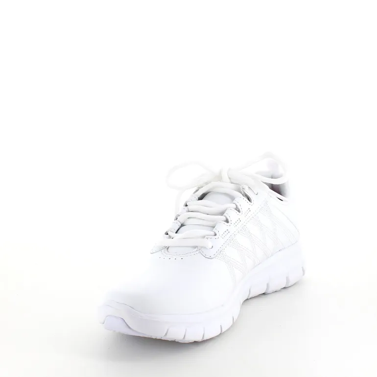 Hvid Skechers work med memory foam