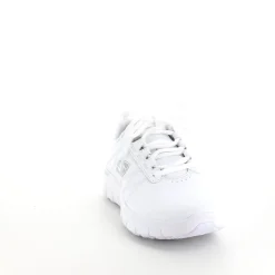 Hvid Skechers work med memory foam