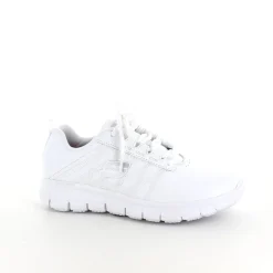 Hvid Skechers work med memory foam