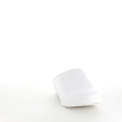 Hvid skind træsko i god kvalitet