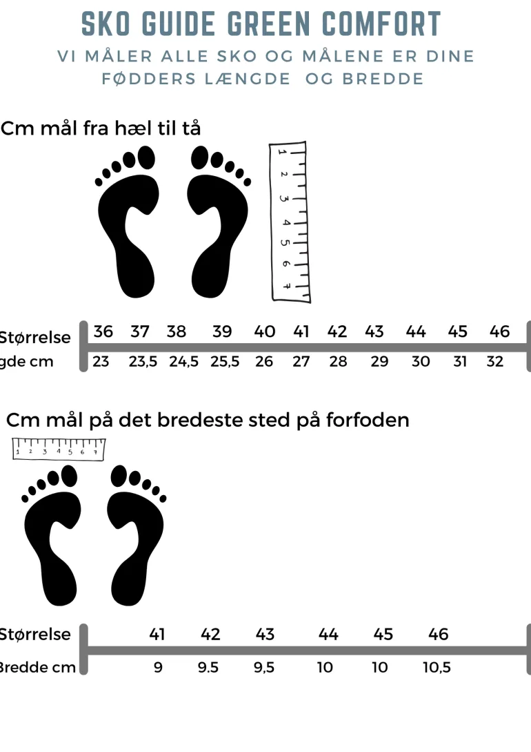Hvid vandtæt sko fra Green Comfort