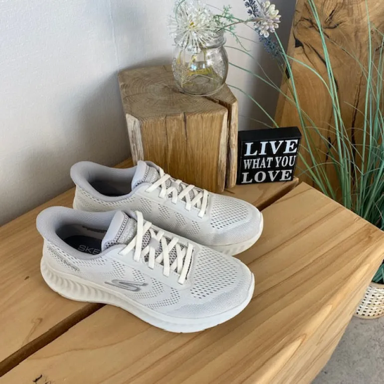 Hvide Skechers Slip-Ins til herre