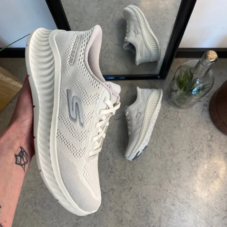 Hvide Skechers Slip-Ins til herre