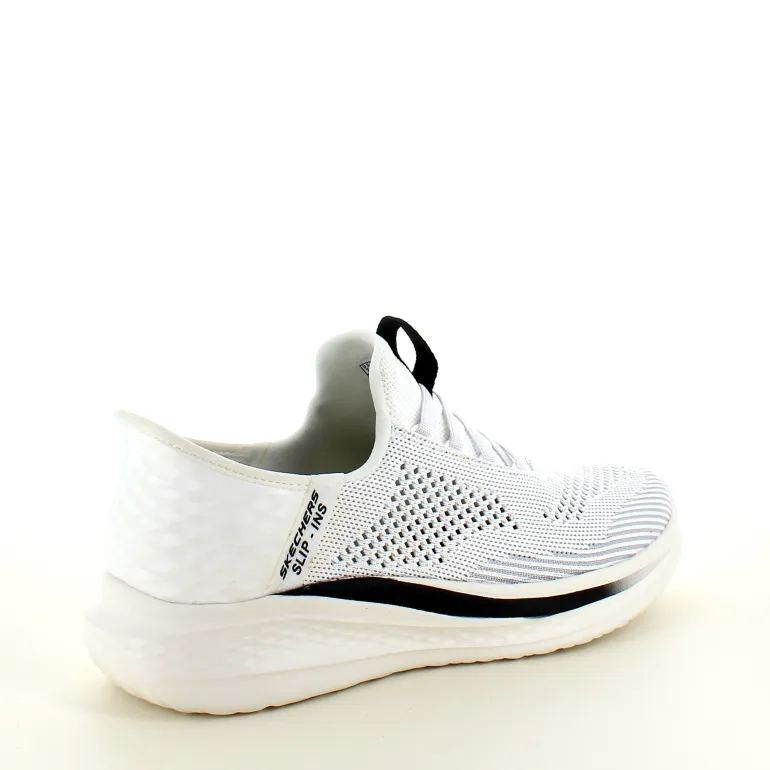 Hvide Slip-ins fra Skechers med svangstøtte