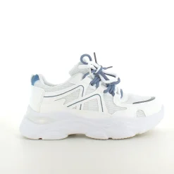 Hvide sportssko med ekstra hælstøddæmpning