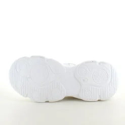 Hvide sportssko med ekstra hælstøddæmpning