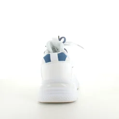 Hvide sportssko med ekstra hælstøddæmpning