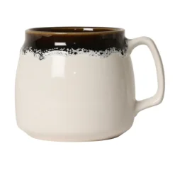 Kaffekop med hank creme