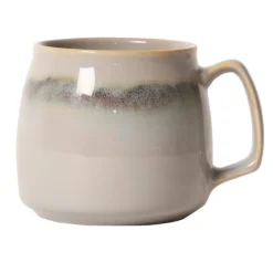 Kaffekop med hank gråtoner