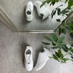 Klassisk hvid læder sko fra Gaitline