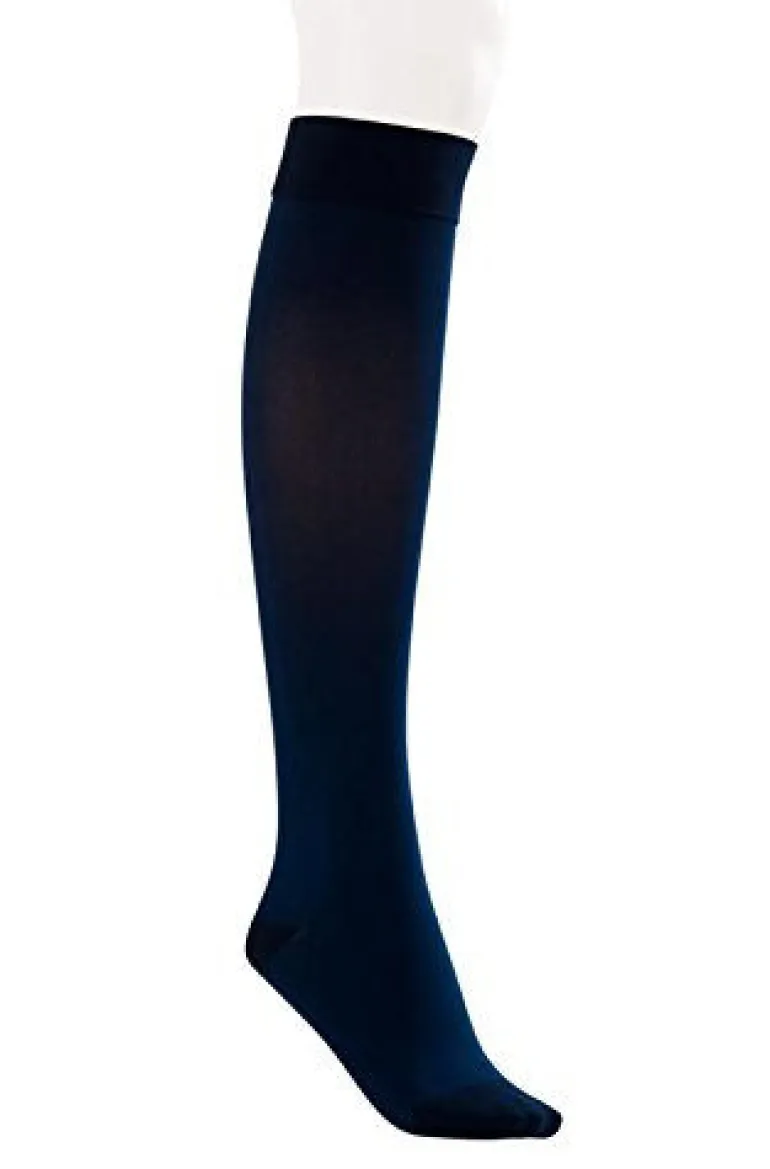 Klassisk jobst strømpe klasse 3. sort med tå i størrelsen regular