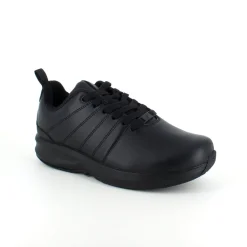 Klassisk sort læder sko fra Gaitline