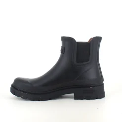 Klassisk sort Woden gummistøvle med kort skaft