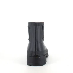 Klassisk sort Woden gummistøvle med kort skaft