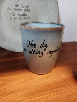 Kop kaffe til dig, lyserød nuancer