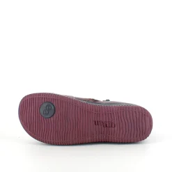 Kort støvle i bordeaux skind fra Green Comfort