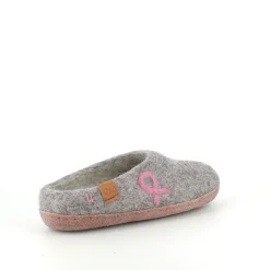 Lav Green Comfort uld hjemmesko med Støt Brysterne logo