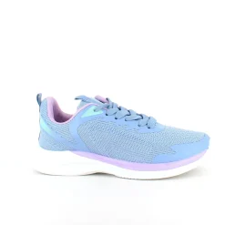 Lavendelblå, åndbar sko med let svangstøtte