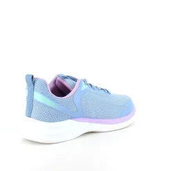 Lavendelblå, åndbar sko med let svangstøtte