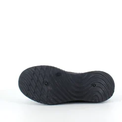 Letvægts sort slip-on sko