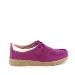 Lilla ruskindssko med rågummisål