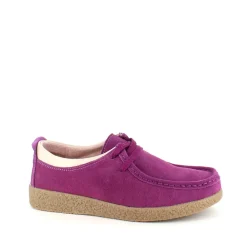 Lilla ruskindssko med rågummisål