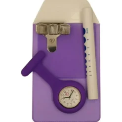 Lommebeskytter, penholder, penlygte og ur