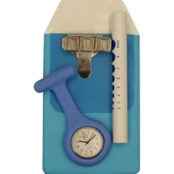 Lommebeskytter, penholder, penlygte og ur