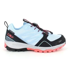 Lyseblå løbesko fra CMP med pink og sorte detaljer