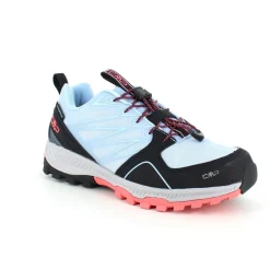 Lyseblå løbesko fra CMP med pink og sorte detaljer