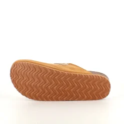 Lysebrun Slip on hjemmesko